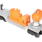 Lionel 3620 Vintage O Operating Searchlight Car Orange Searchlight - RARE! VG
