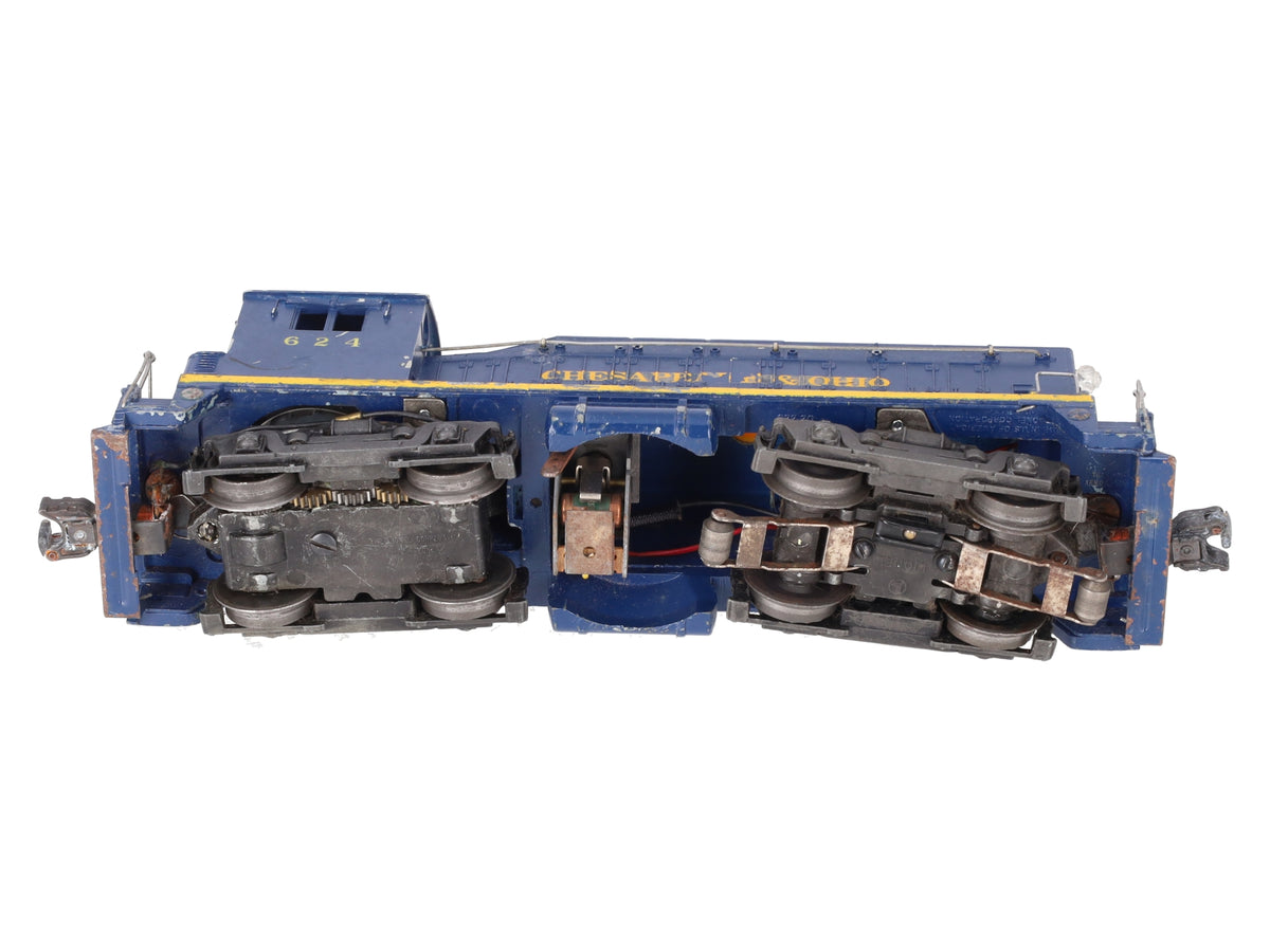 Lionel 624 Vintage O Chesapeake & Ohio NW-2 Powered Diesel Locomotive