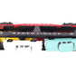 Lionel 6414 Vintage O Gauge Postwar Evans Autoloader with 4 Automobiles VG
