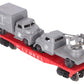 Lionel 6809 Vintage O Flatcar w/REPRO USMC AA Gun Truck & Medical Box Truck VG