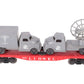 Lionel 6806 Vintage O Flatcar w/ Pyro USMC Tank & Medical Box Truck VG