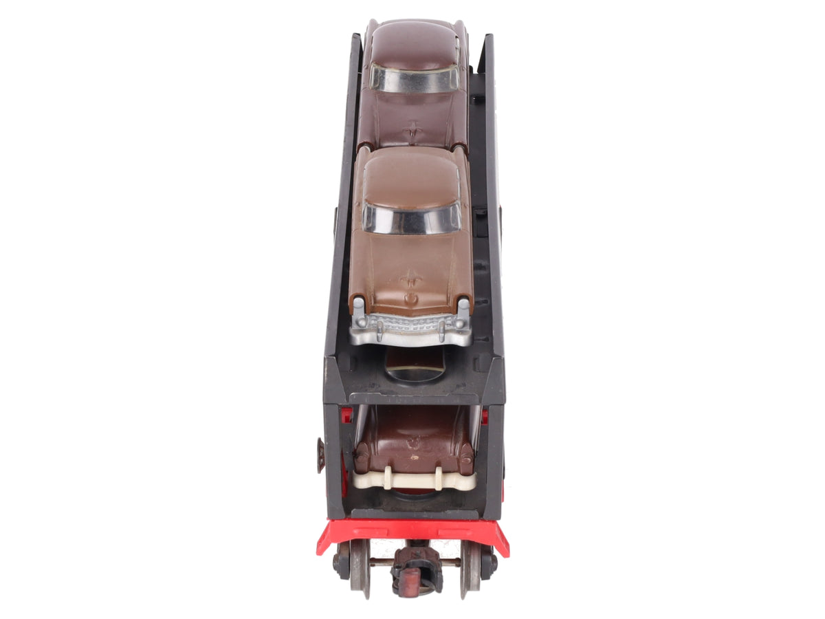 Lionel 6414 Vintage O Evans Autoloader with 4 Brown Autos -  Extremely Rare VG