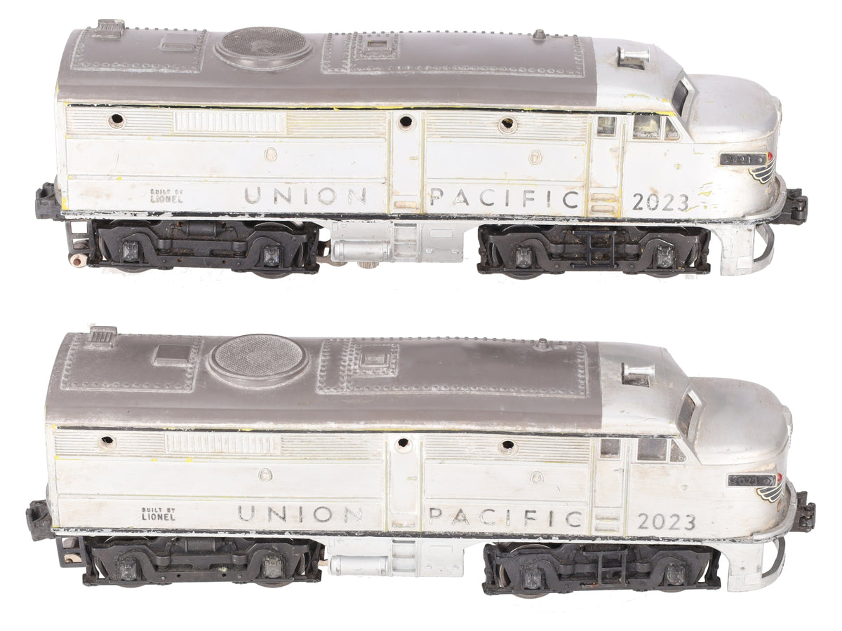 Lionel 2023 Vintage O Union Pacific Alco AA Diesel Locomotives - Silver & Gray