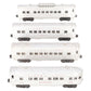 Lionel Vintage O Gauge New Jersey Passenger Cars #2435, #2432, #2434, #2436 [4] VG