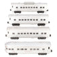 Lionel Vintage O Gauge New Jersey Passenger Cars #2435, #2432, #2434, #2436 [4] VG
