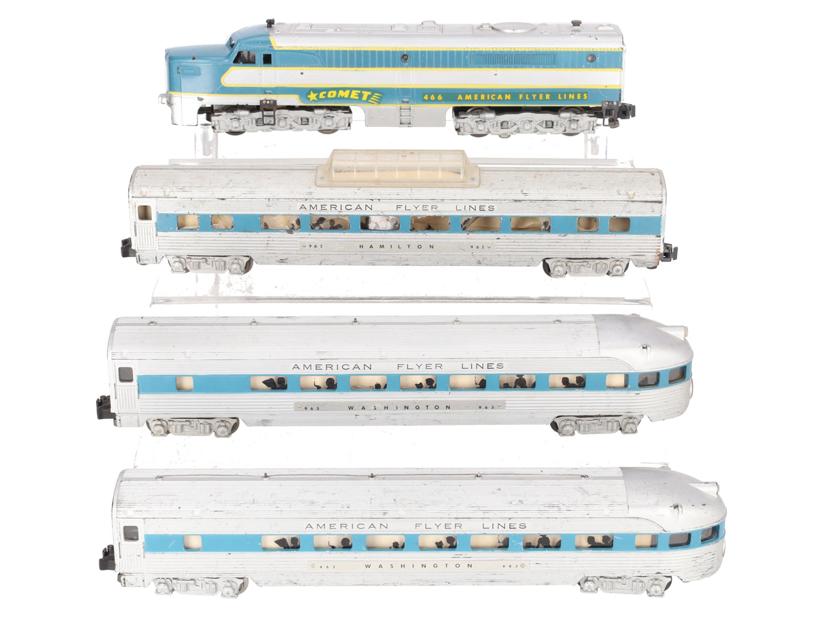 American Flyer 5535TBH Vintage S New Silver Comet Passenger