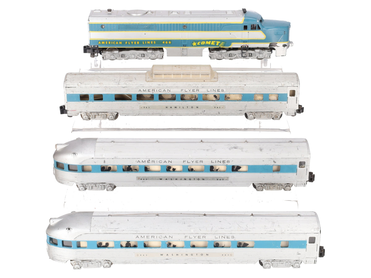 American Flyer 5535TBH Vintage S New Silver Comet Passenger