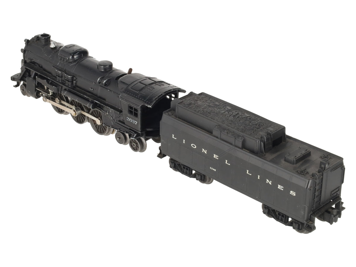 Lionel 2037 Vintage O Gauge 2-6-4 Diecast Steam Locomotive w/ 234W Tender VG