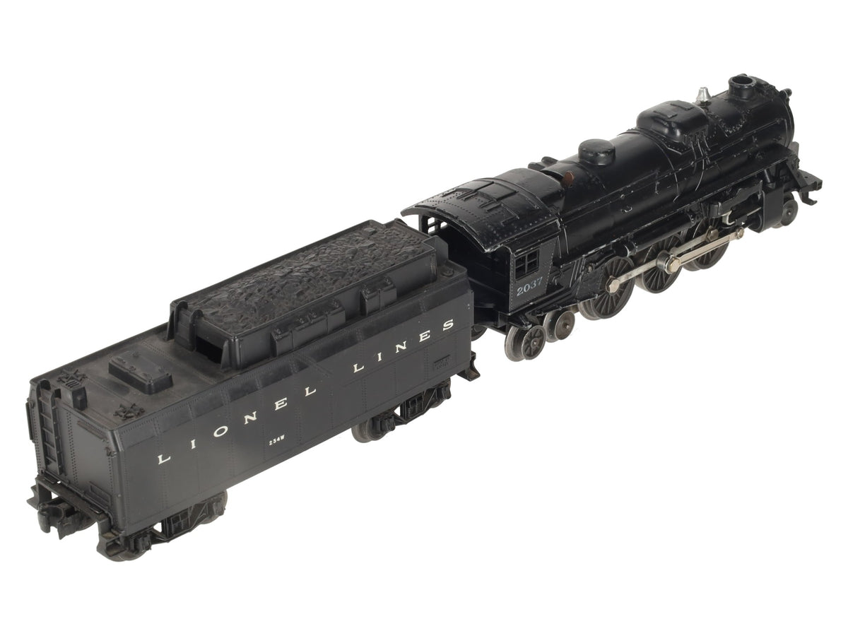 Lionel 2037 Vintage O Gauge 2-6-4 Diecast Steam Locomotive w/ 234W Tender VG