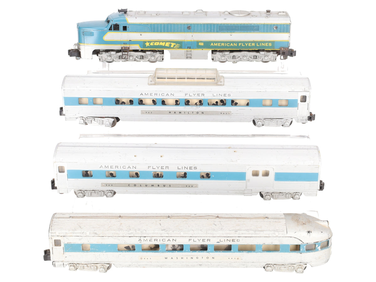 American Flyer 5535TBH Vintage S New Silver Comet Passenger