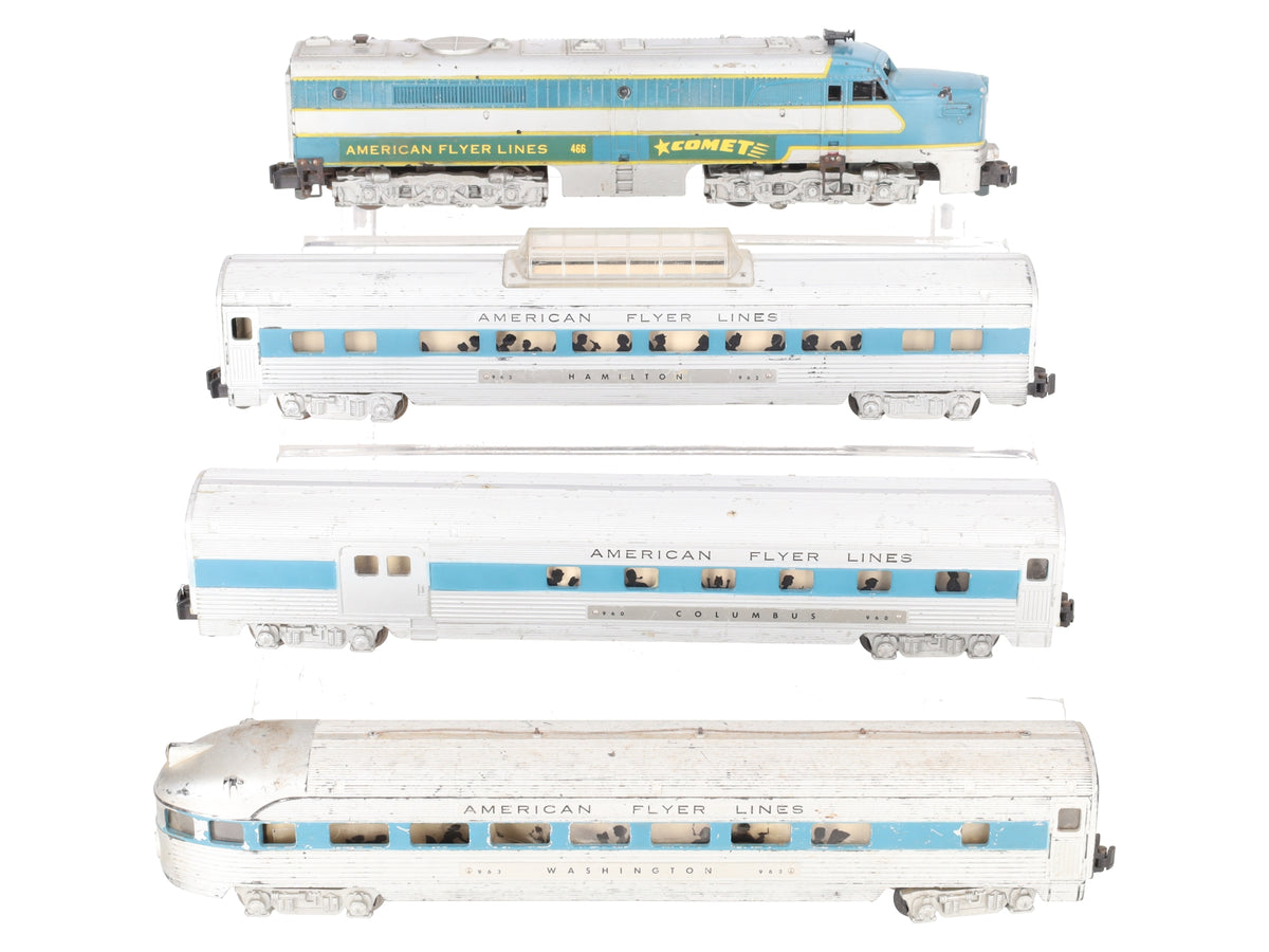 American Flyer 5535TBH Vintage S New Silver Comet Passenger