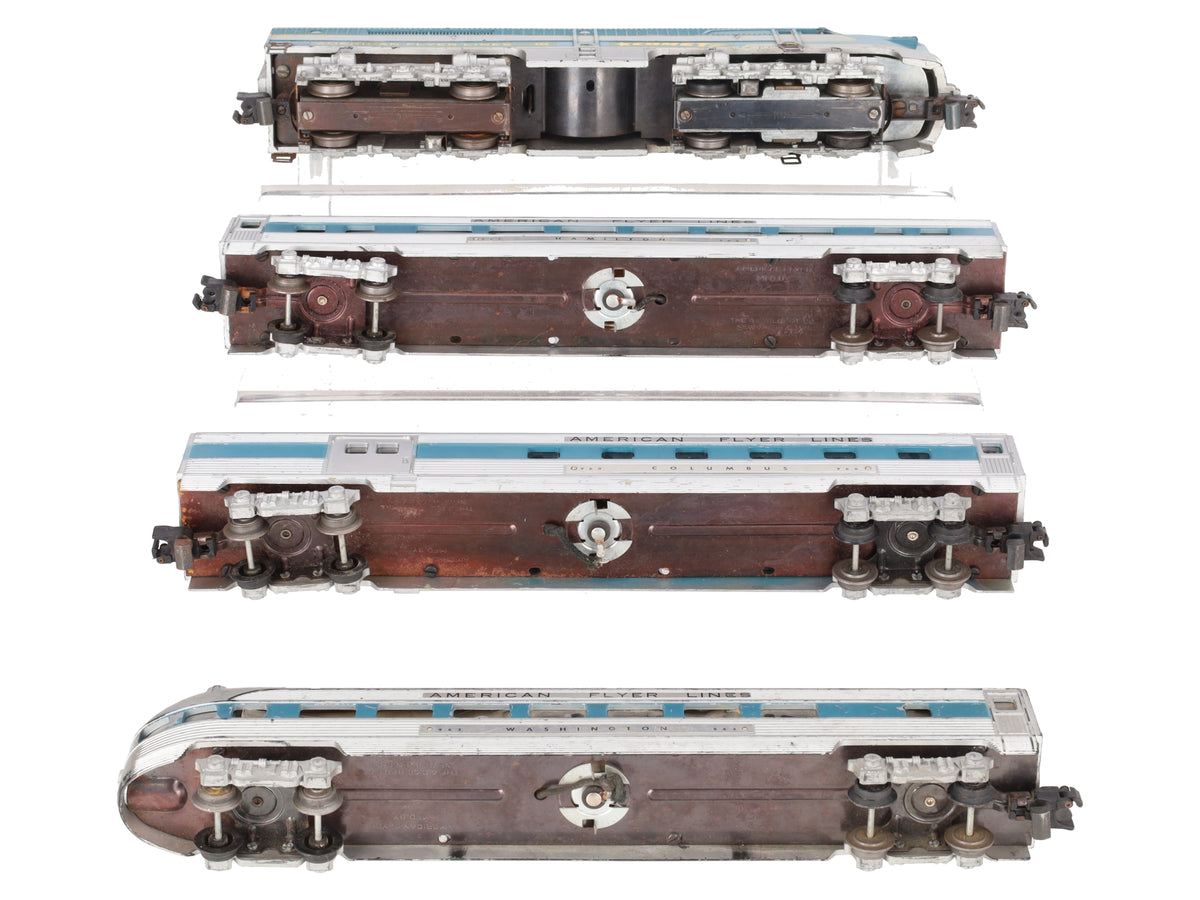 American Flyer 5535TBH Vintage S New Silver Comet Passenger