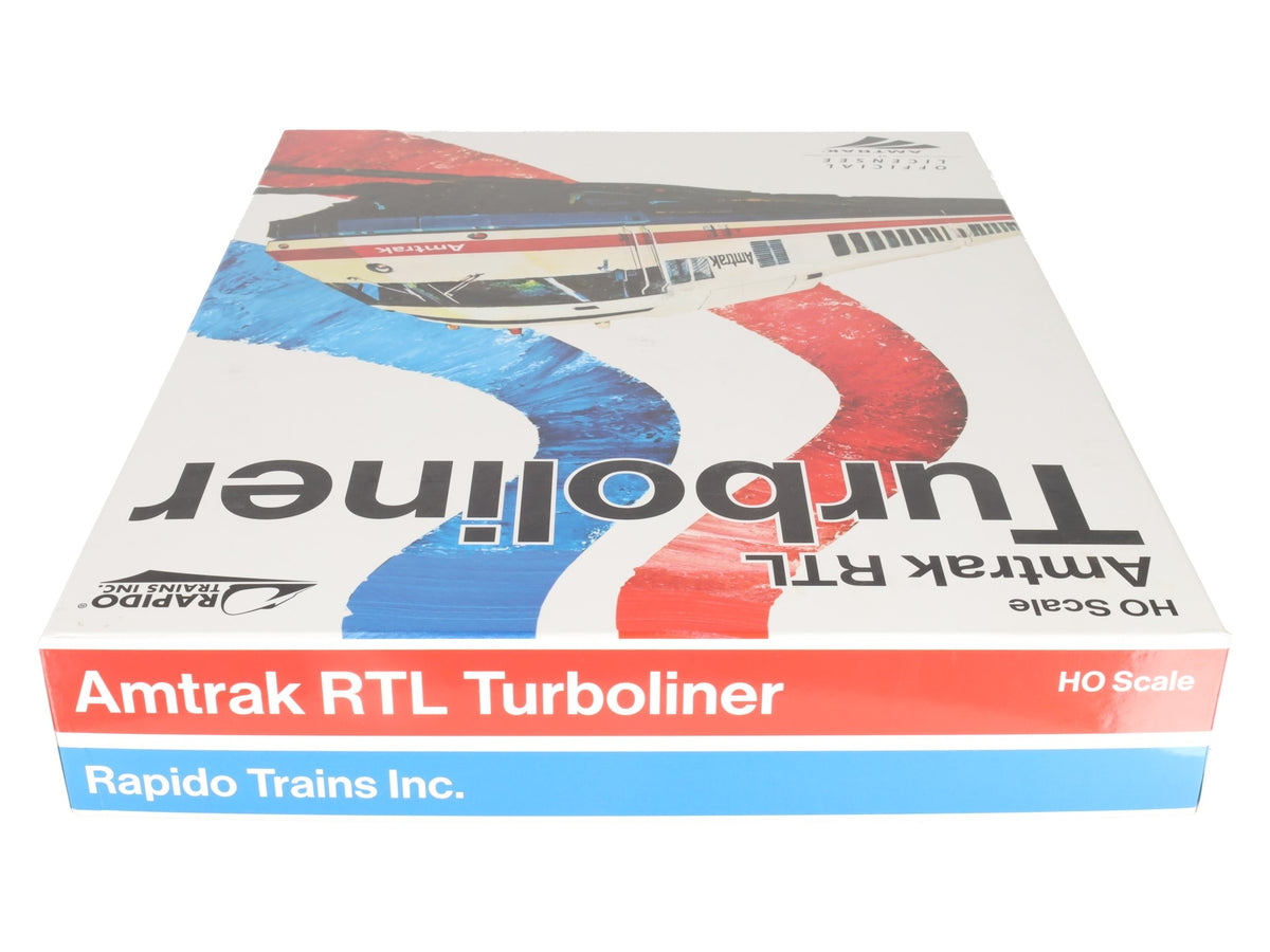 Rapido Trains 025005 HO Amtrak Phase V RTL Turboliner Passenger Car (Set of 5) NIB