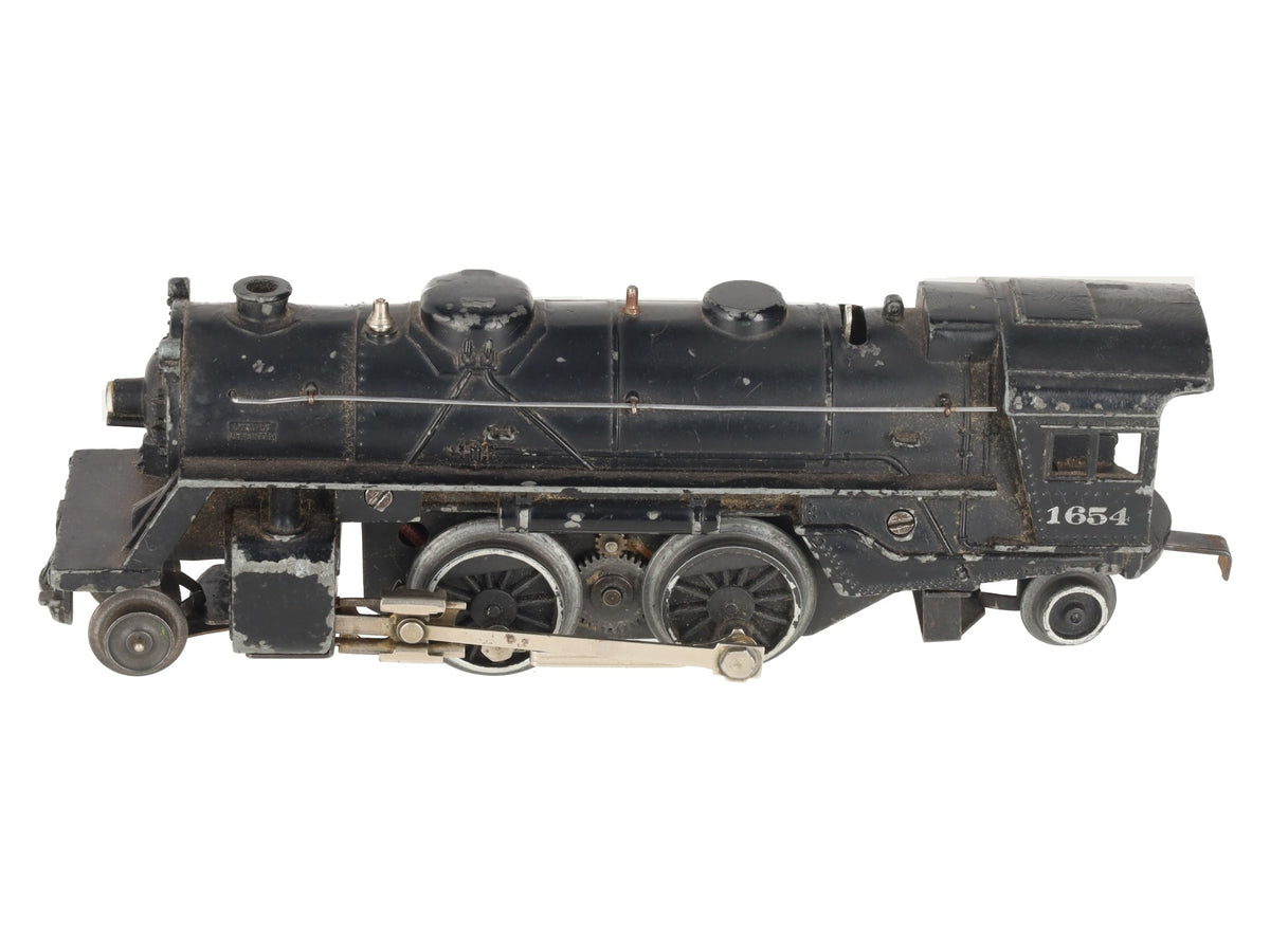 Lionel 1654 Vintage O 2-4-2 Steam Locomotive