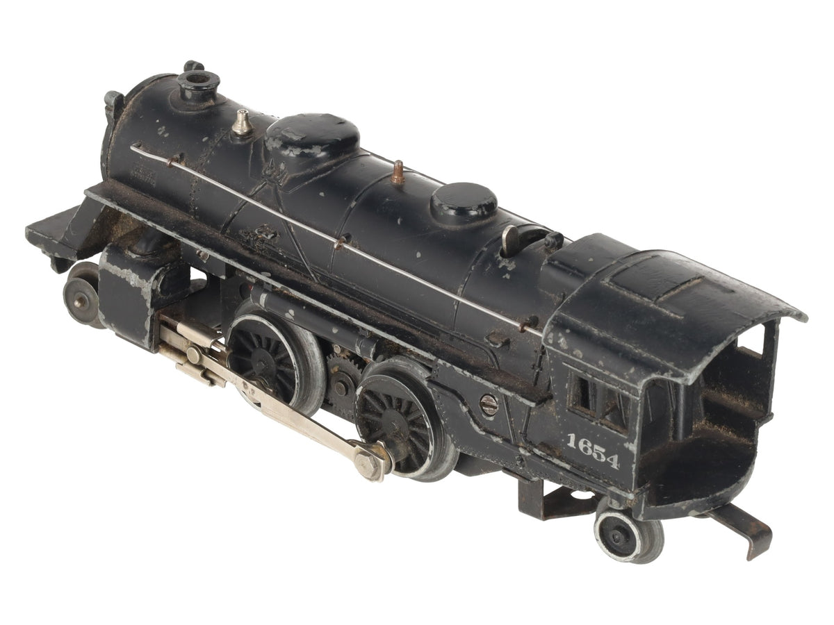 Lionel 1654 Vintage O 2-4-2 Steam Locomotive