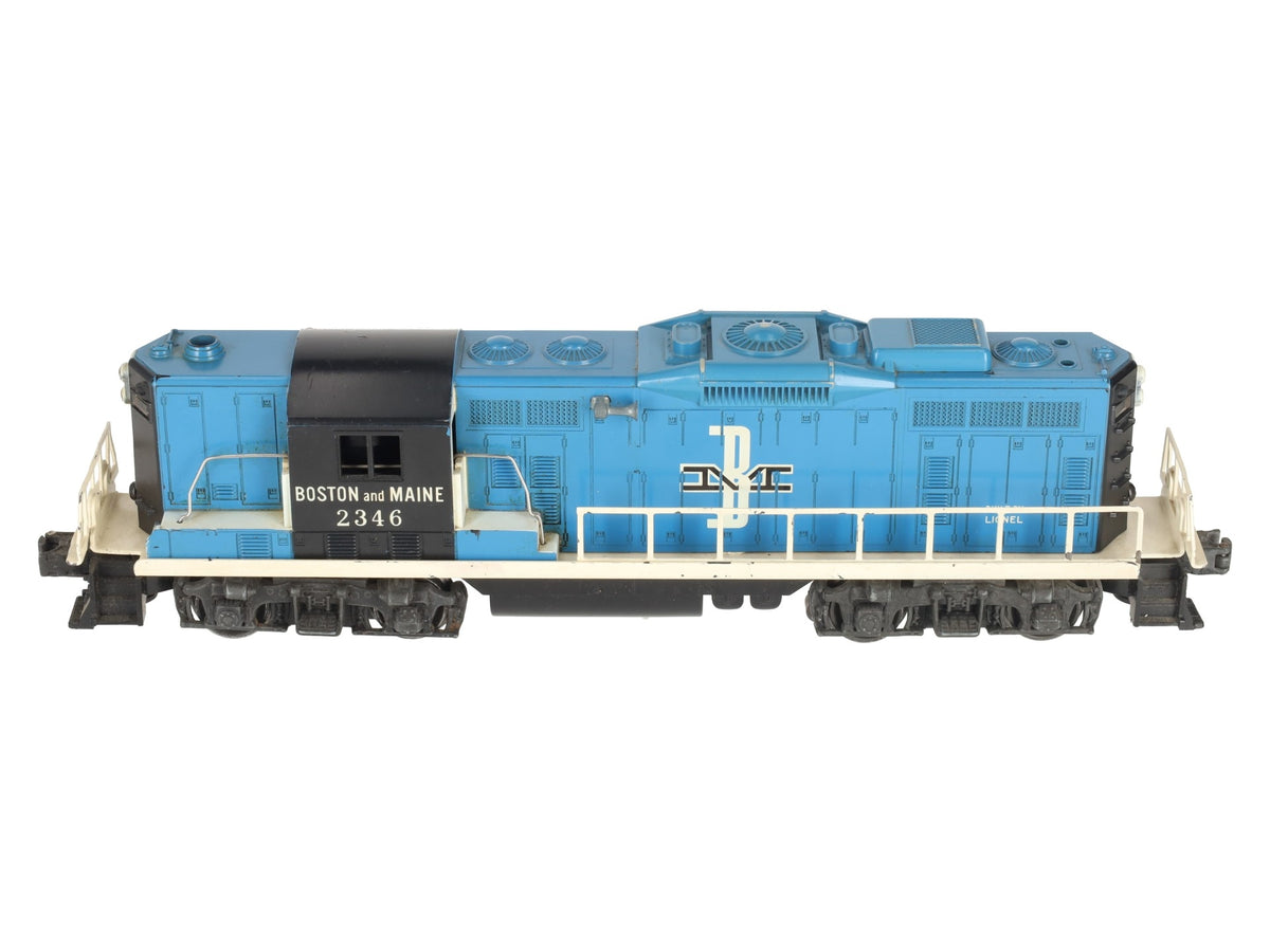 Lionel 2346 Vintage O Gauge Boston & Maine GP-9 Diesel Locomotive #2346 VG