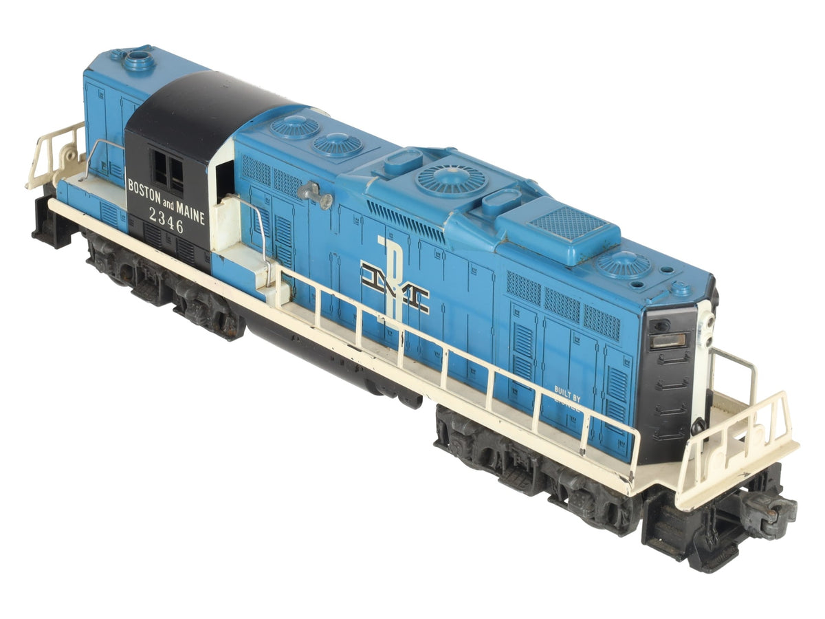 Lionel 2346 Vintage O Gauge Boston & Maine GP-9 Diesel Locomotive #2346 VG