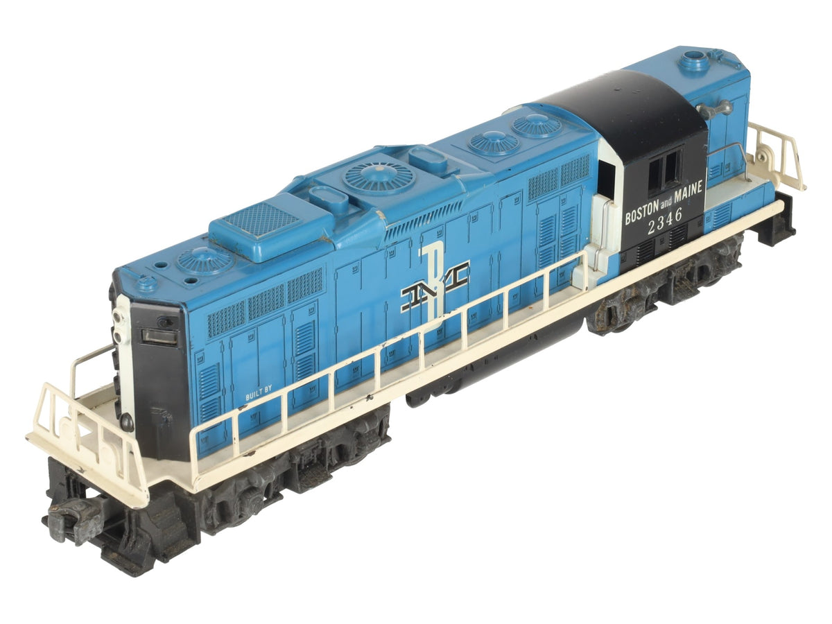 Lionel 2346 Vintage O Gauge Boston & Maine GP-9 Diesel Locomotive #2346 VG