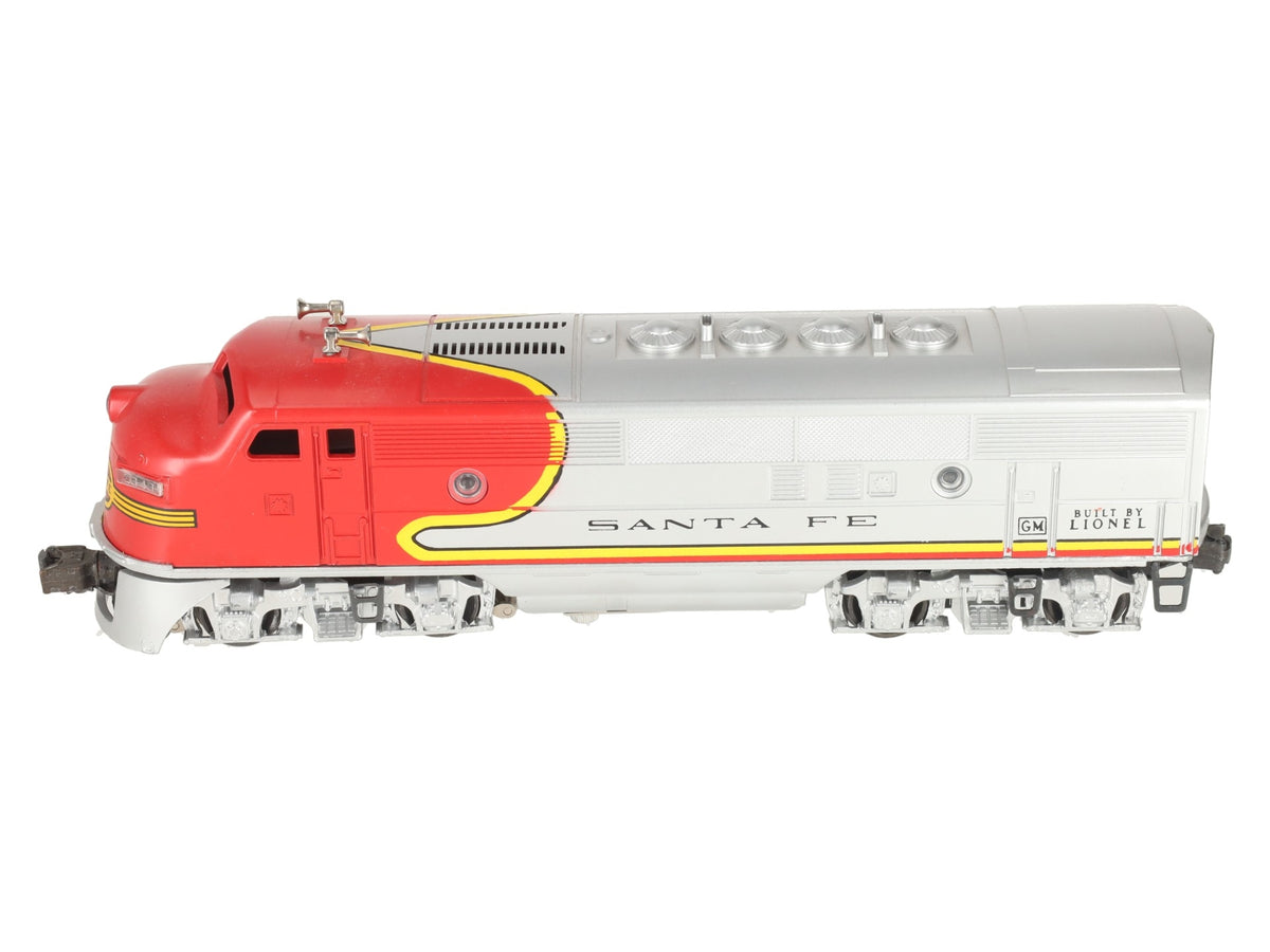Lionel 2343 Vintage O Santa Fe F3 A Diesel Locomotive -Repainted