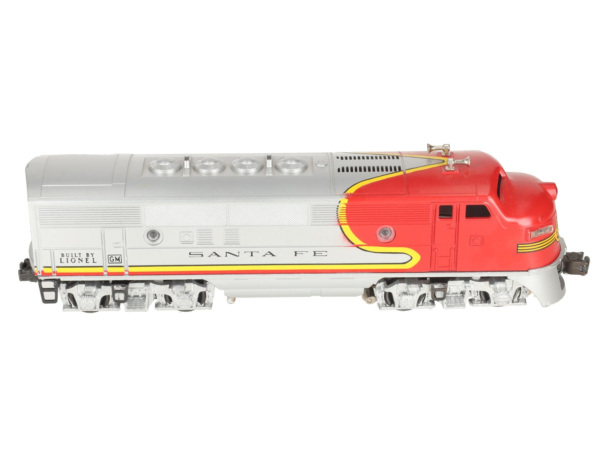Lionel 2343 Vintage O Santa Fe F3 A Diesel Locomotive -Repainted