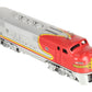 Lionel 2343 Vintage O Santa Fe F3 A Diesel Locomotive -Repainted