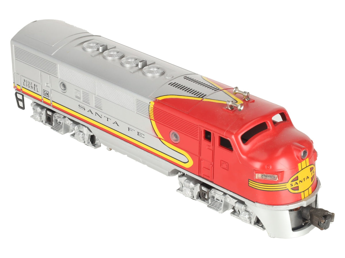 Lionel 2343 Vintage O Santa Fe F3 A Diesel Locomotive -Repainted