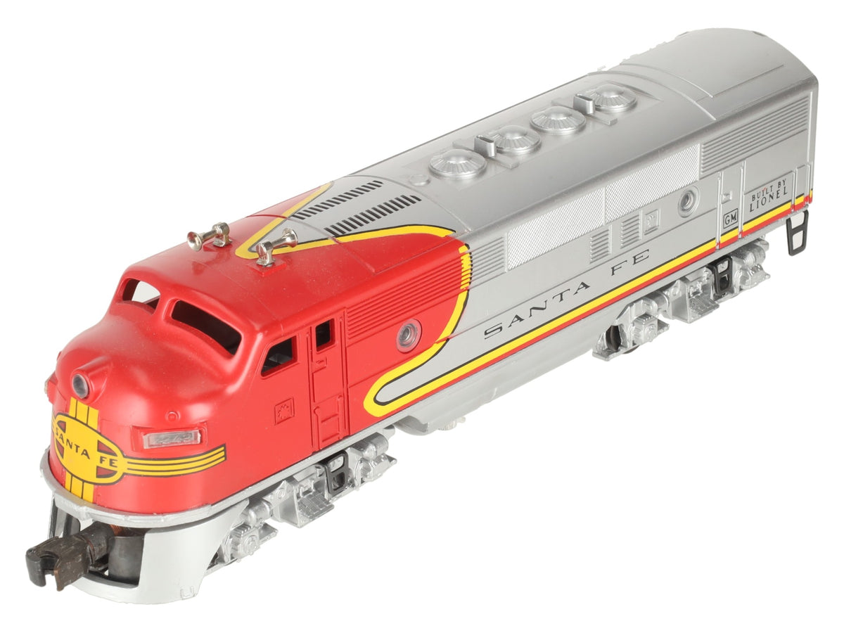 Lionel 2343 Vintage O Santa Fe F3 A Diesel Locomotive -Repainted
