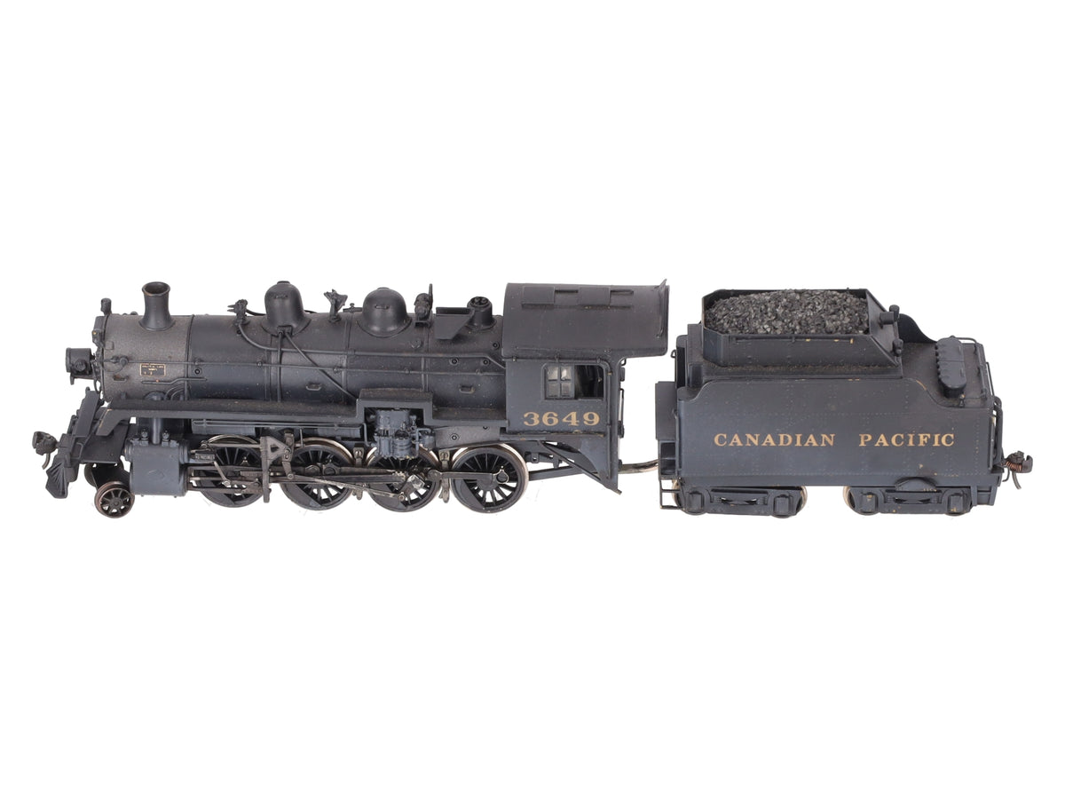 United Scale Models HO Brass Canadian Pacific 2-8-0 Steam Locomotive #3649 EX
