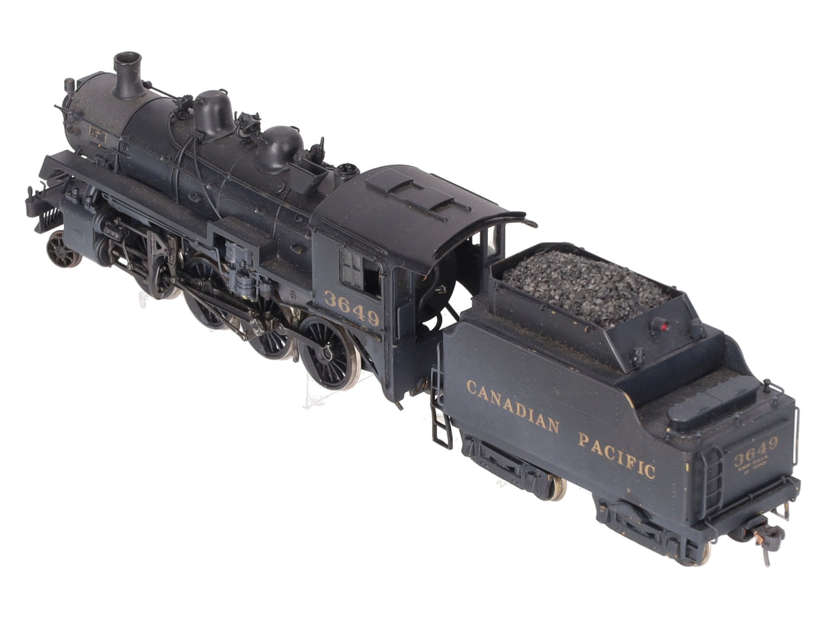 United Scale Models HO Brass Canadian Pacific 2-8-0 Steam Locomotive #3649 EX