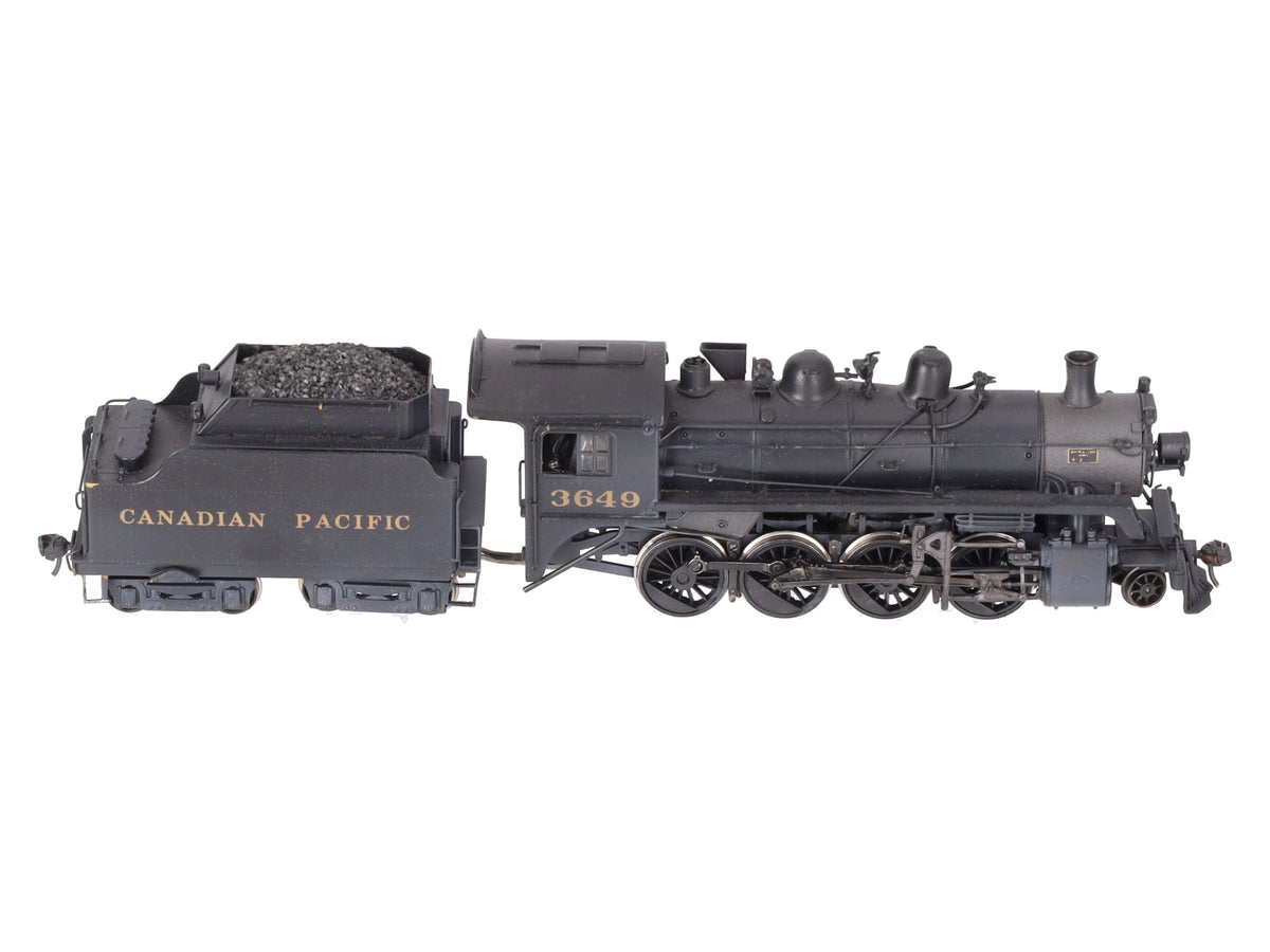 United Scale Models HO Brass Canadian Pacific 2-8-0 Steam Locomotive #3649 EX