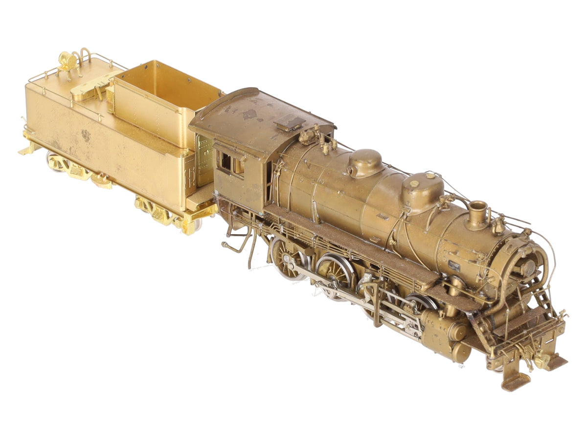 Custom NJ Brass 933C HO BRASS CV M-3a 2-8-0 Steam Locomotive- Unpainted VG