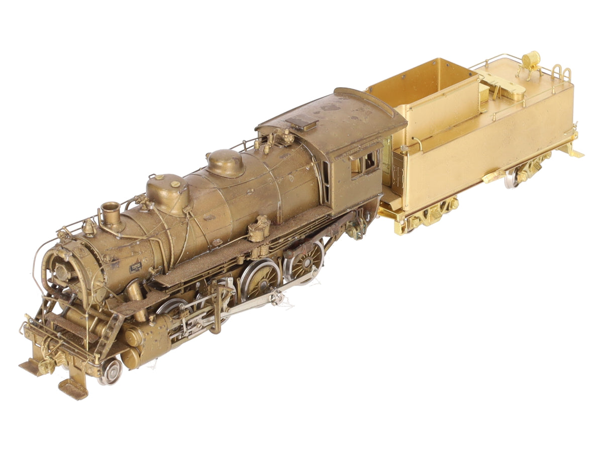 Custom NJ Brass 933C HO BRASS CV M-3a 2-8-0 Steam Locomotive- Unpainted VG
