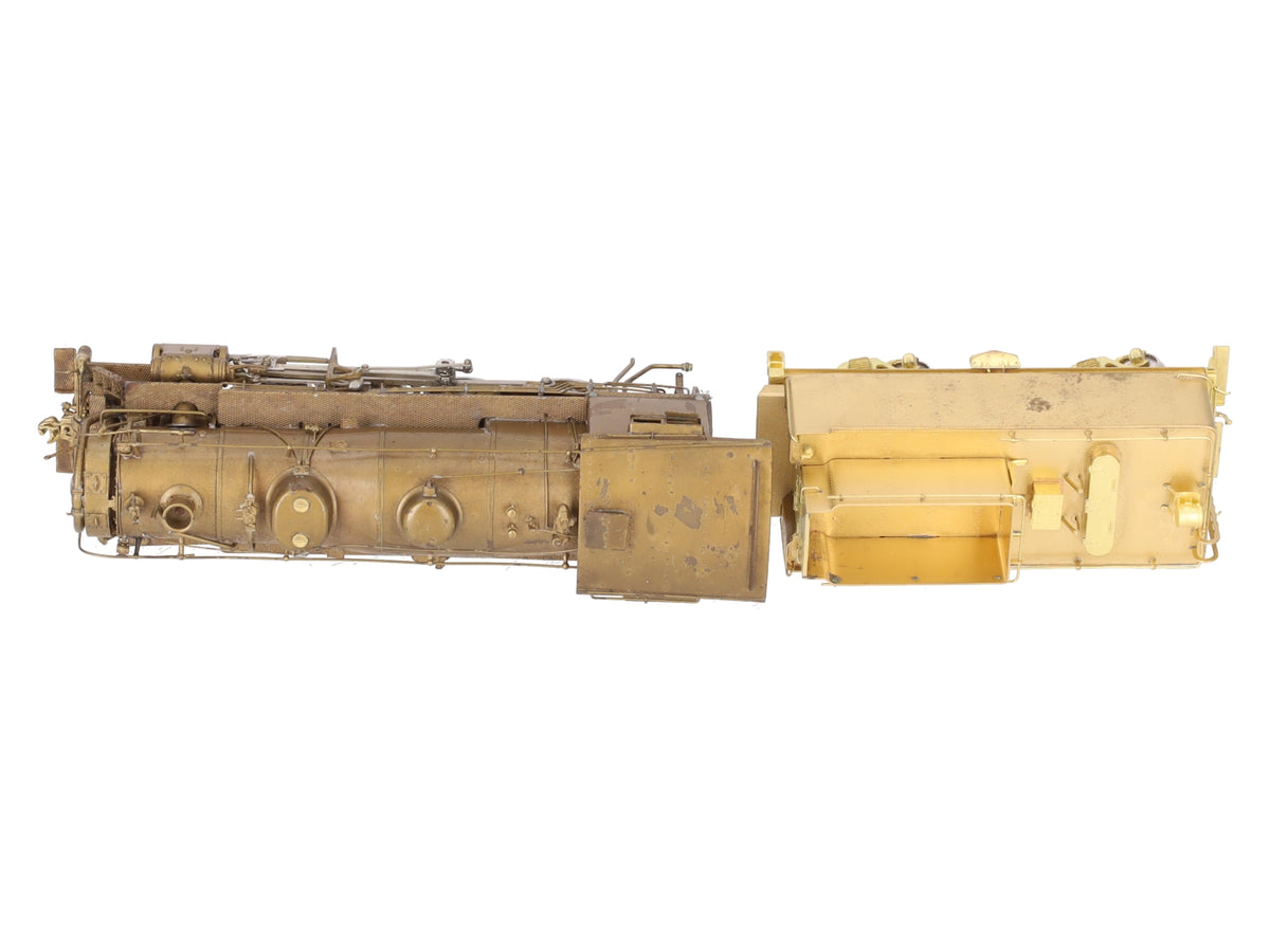 Custom NJ Brass 933C HO BRASS CV M-3a 2-8-0 Steam Locomotive- Unpainted VG