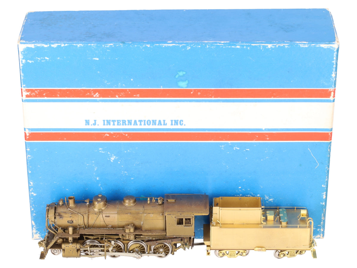 Custom NJ Brass 933C HO BRASS CV M-3a 2-8-0 Steam Locomotive- Unpainted VG
