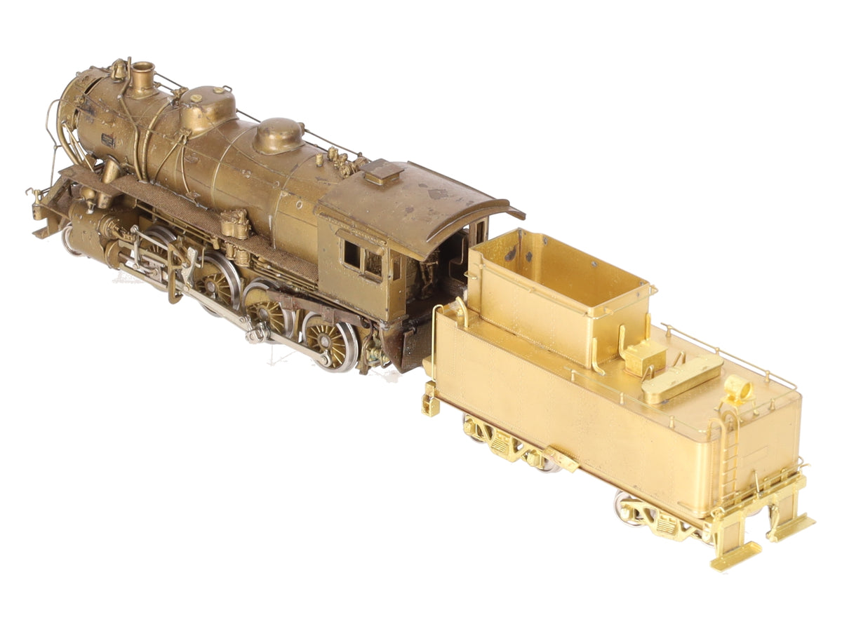 Custom NJ Brass 933C HO BRASS CV M-3a 2-8-0 Steam Locomotive- Unpainted VG