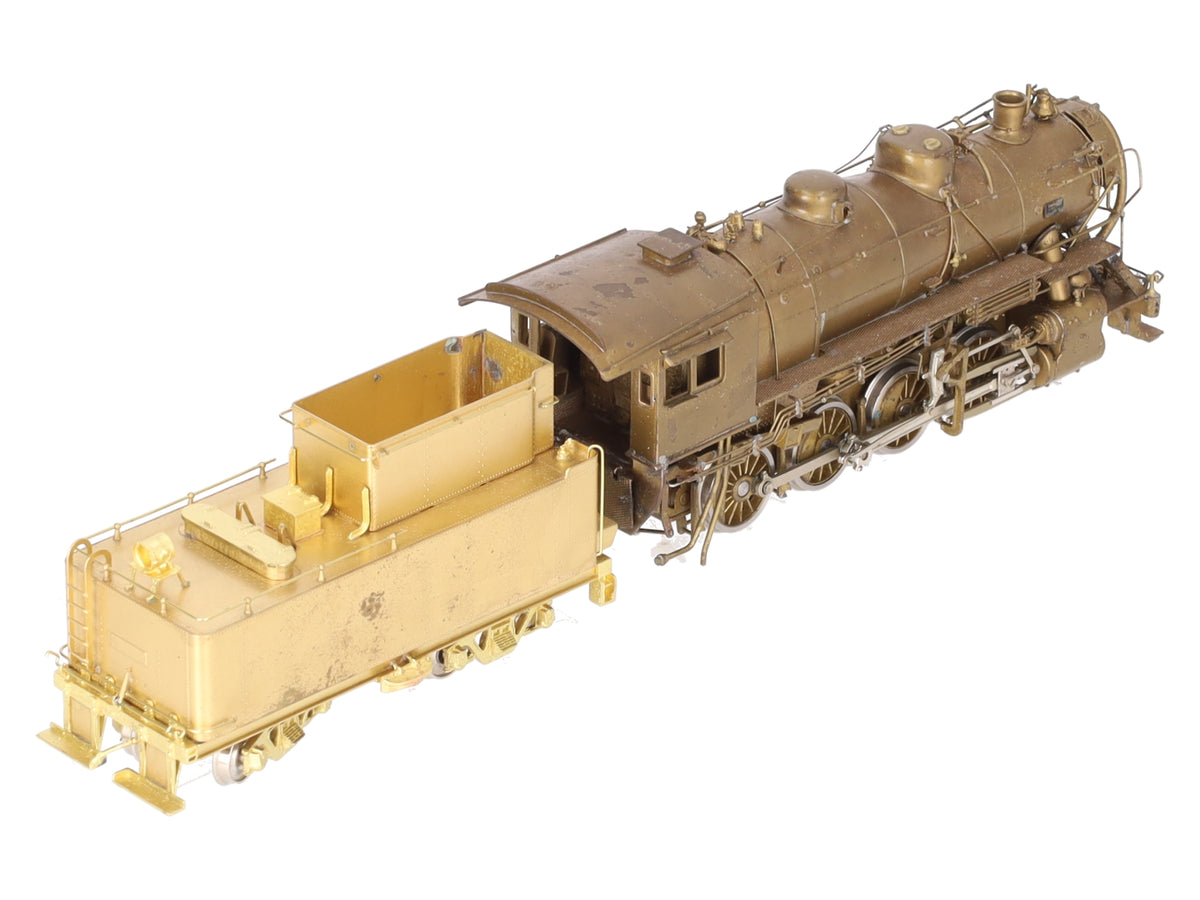 Custom NJ Brass 933C HO BRASS CV M-3a 2-8-0 Steam Locomotive- Unpainted VG