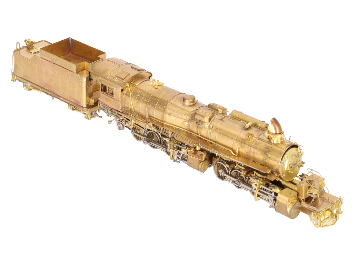 Key Imports HO BRASS D&RGW 2-8-8-2 L-95 Steam Locomotive & Tender -Unpainted VG/Box