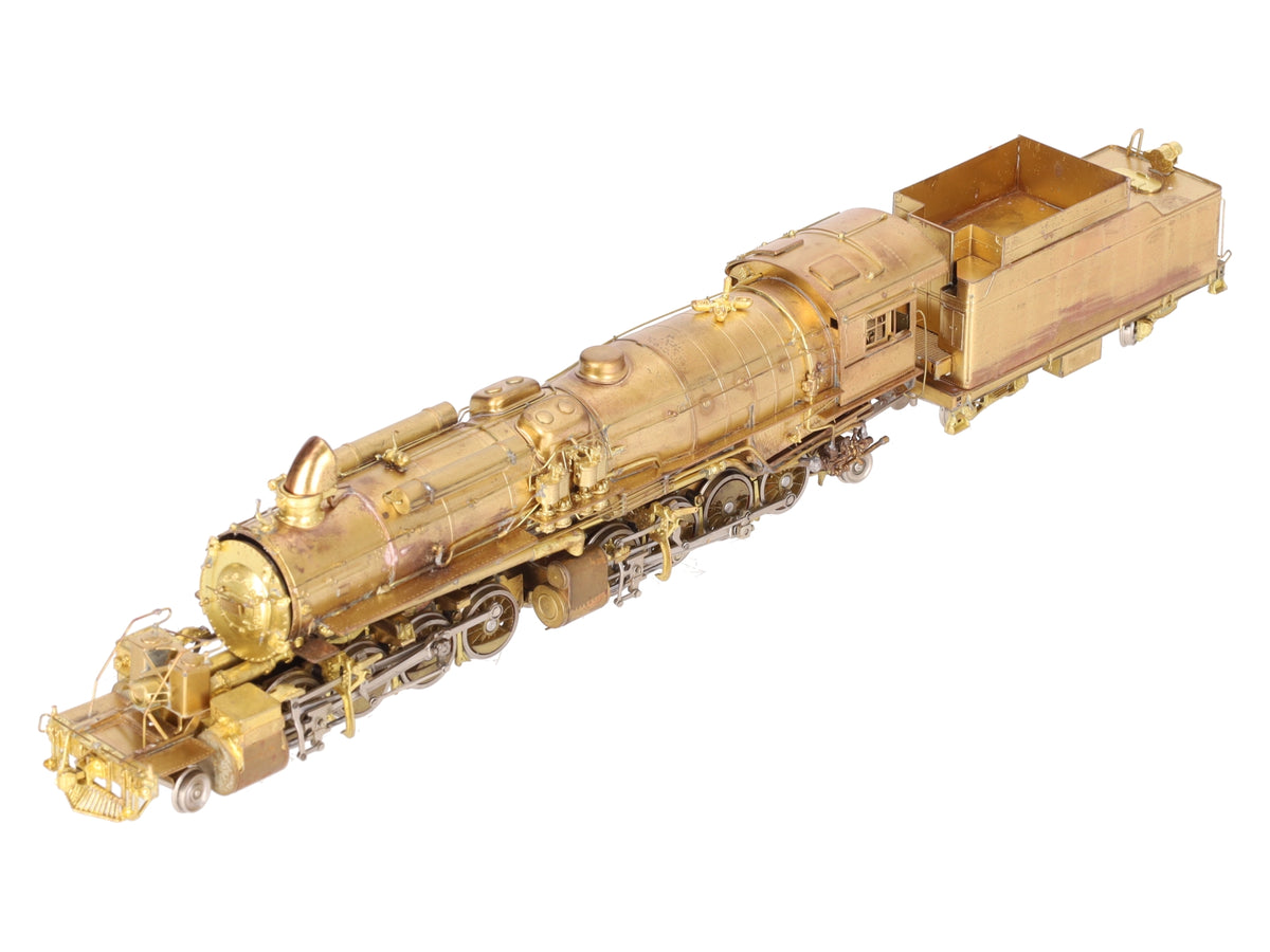 Key Imports HO BRASS D&RGW 2-8-8-2 L-95 Steam Locomotive & Tender -Unpainted VG/Box
