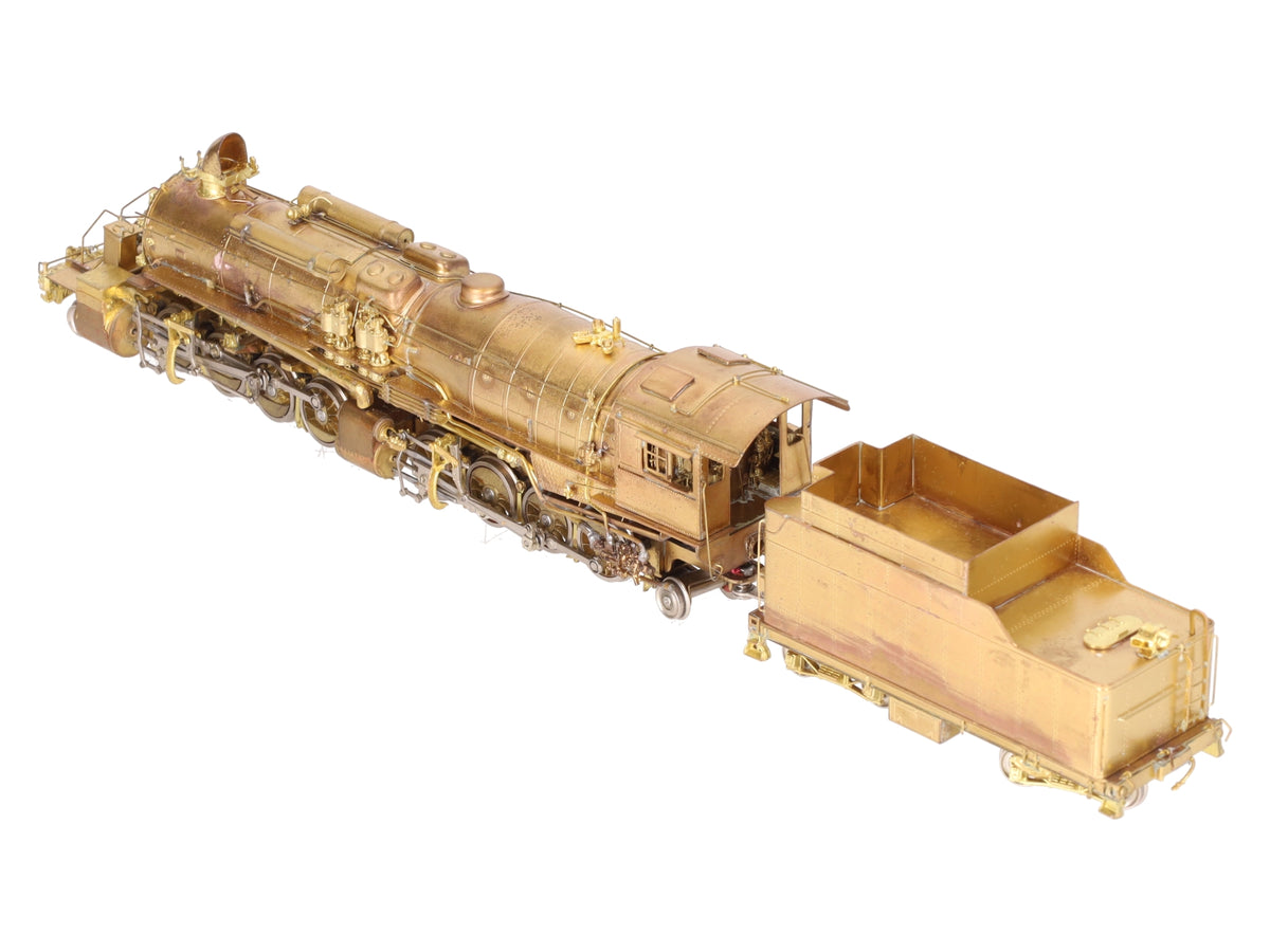 Key Imports HO BRASS D&RGW 2-8-8-2 L-95 Steam Locomotive & Tender -Unpainted VG/Box