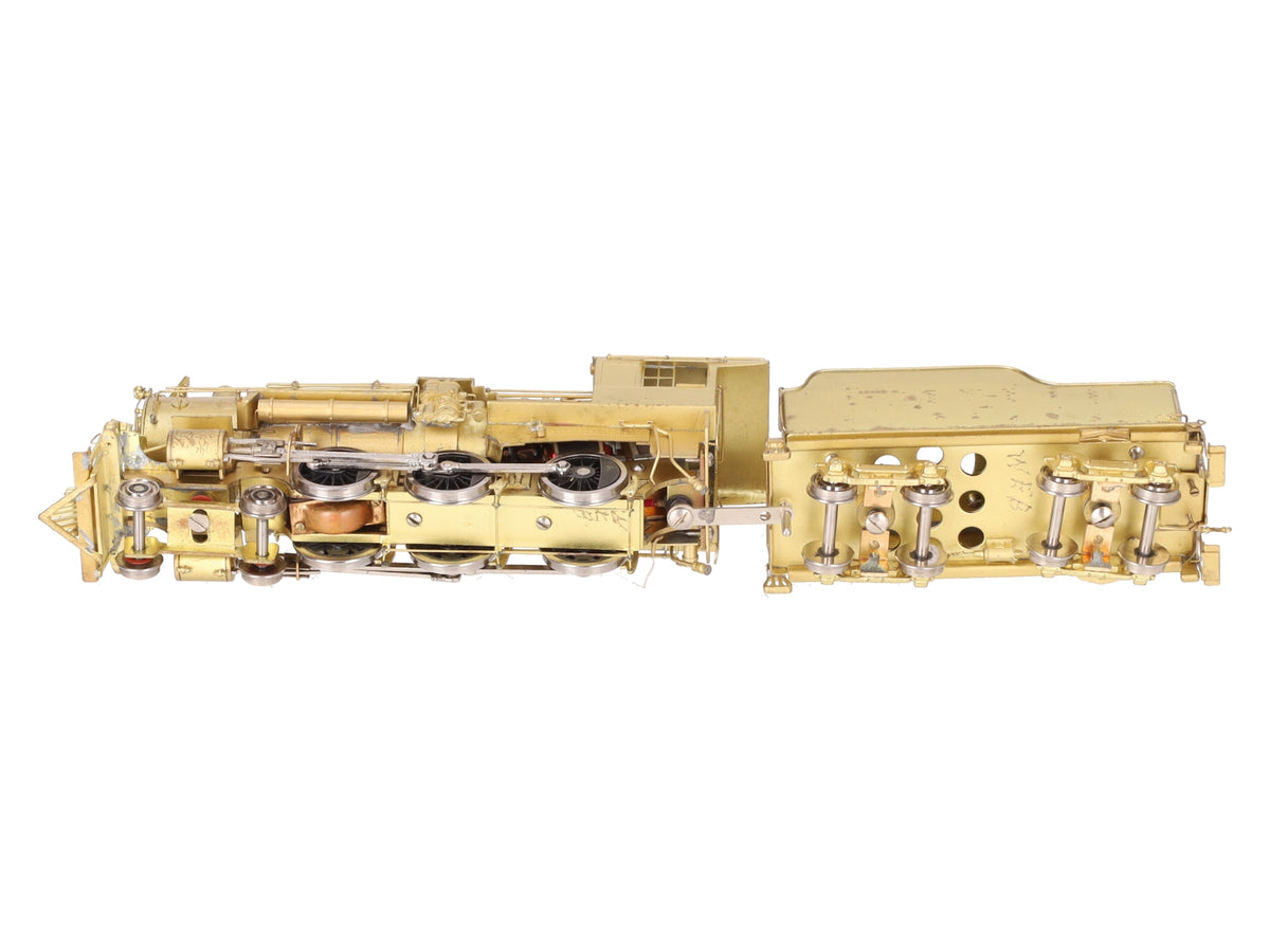 PFM HO Scale BRASS Northern Pacific S-4 4-6-0 Steam Loco & Tender- Unpainted EX/Box