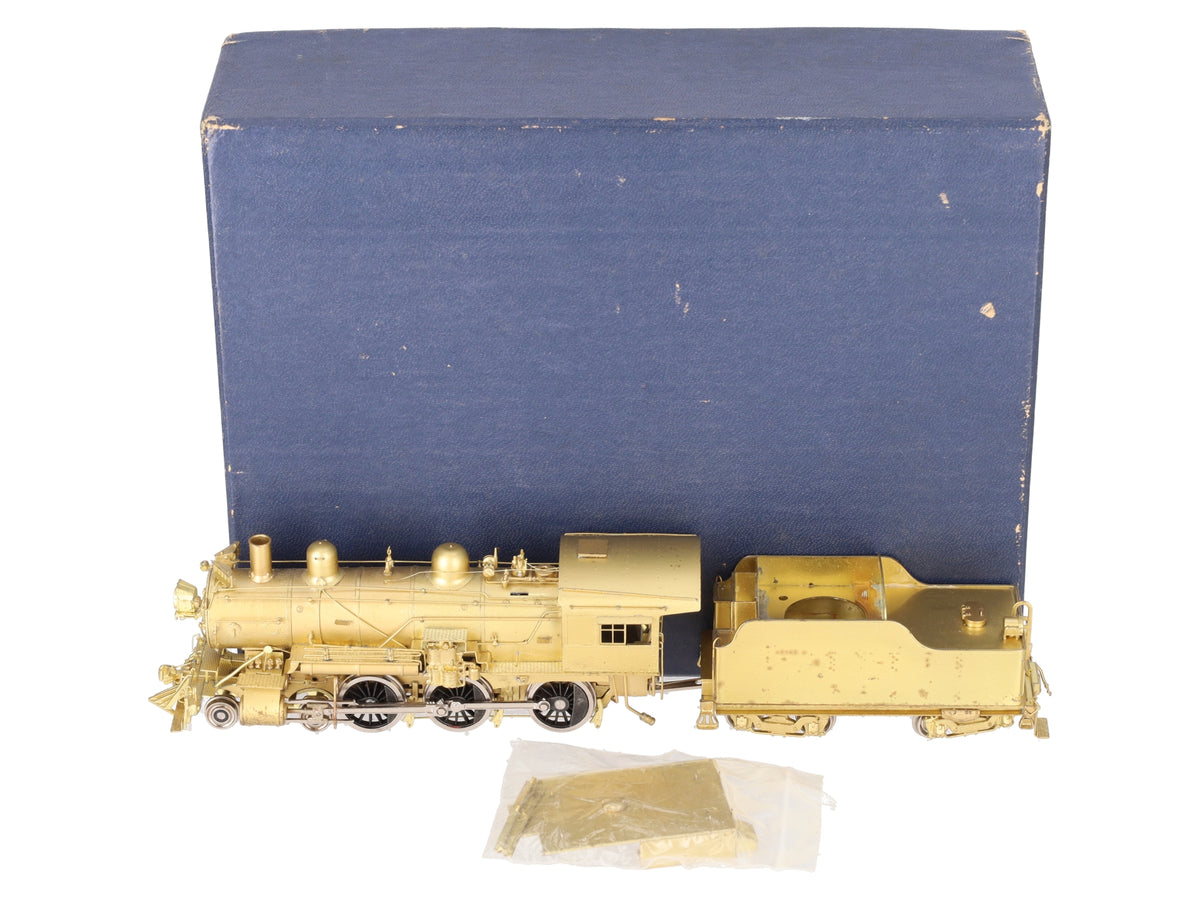 PFM HO Scale BRASS Northern Pacific S-4 4-6-0 Steam Loco & Tender- Unpainted EX/Box