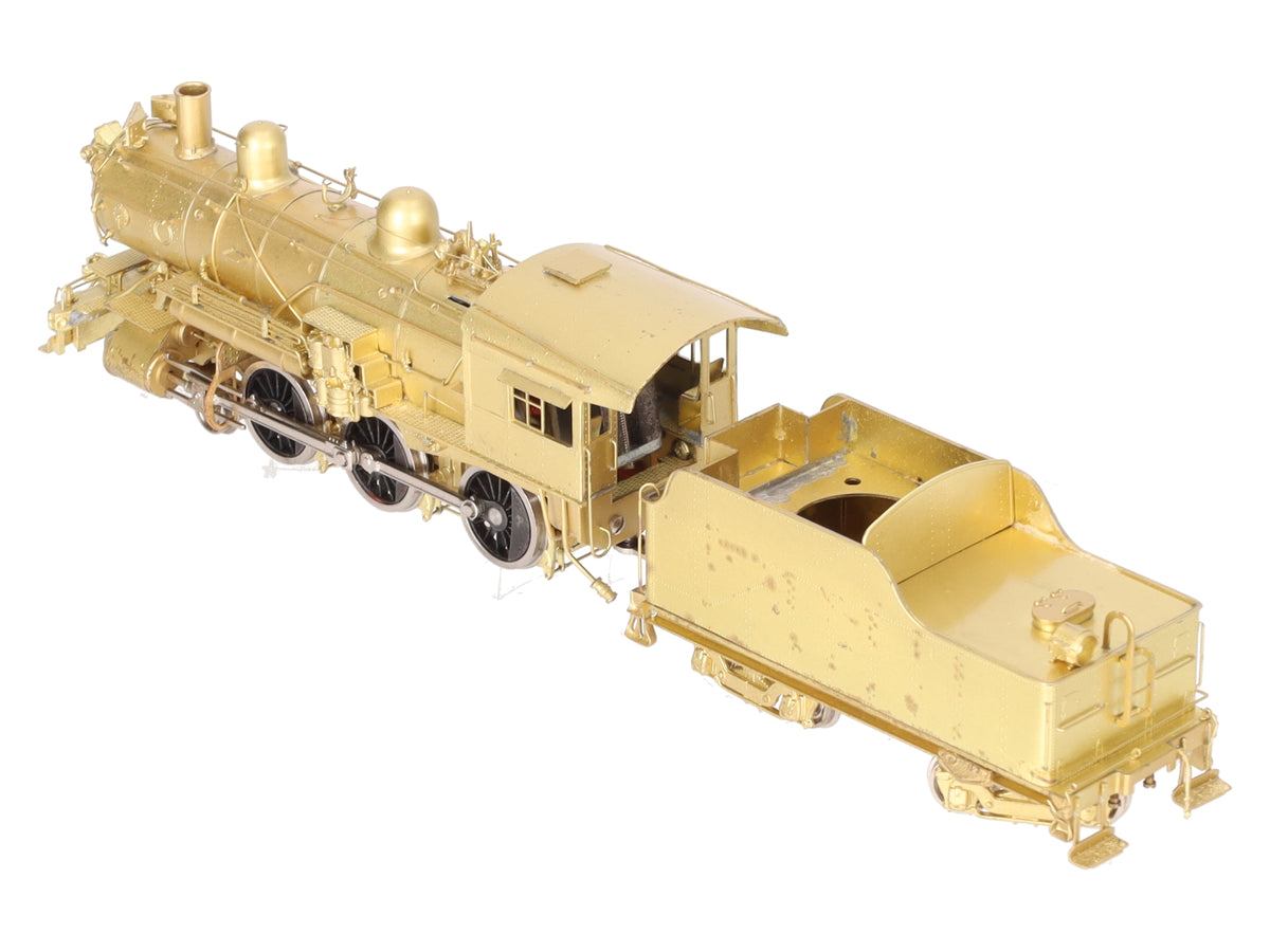 PFM HO Scale BRASS Northern Pacific S-4 4-6-0 Steam Loco & Tender- Unpainted EX/Box