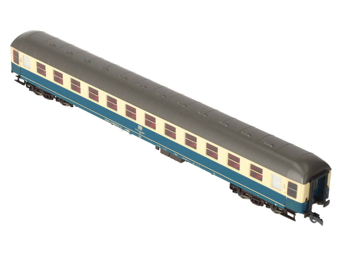 Roco 45878 HO Scale DB Second Class Express Passenger Coach Car w/Sound NIB