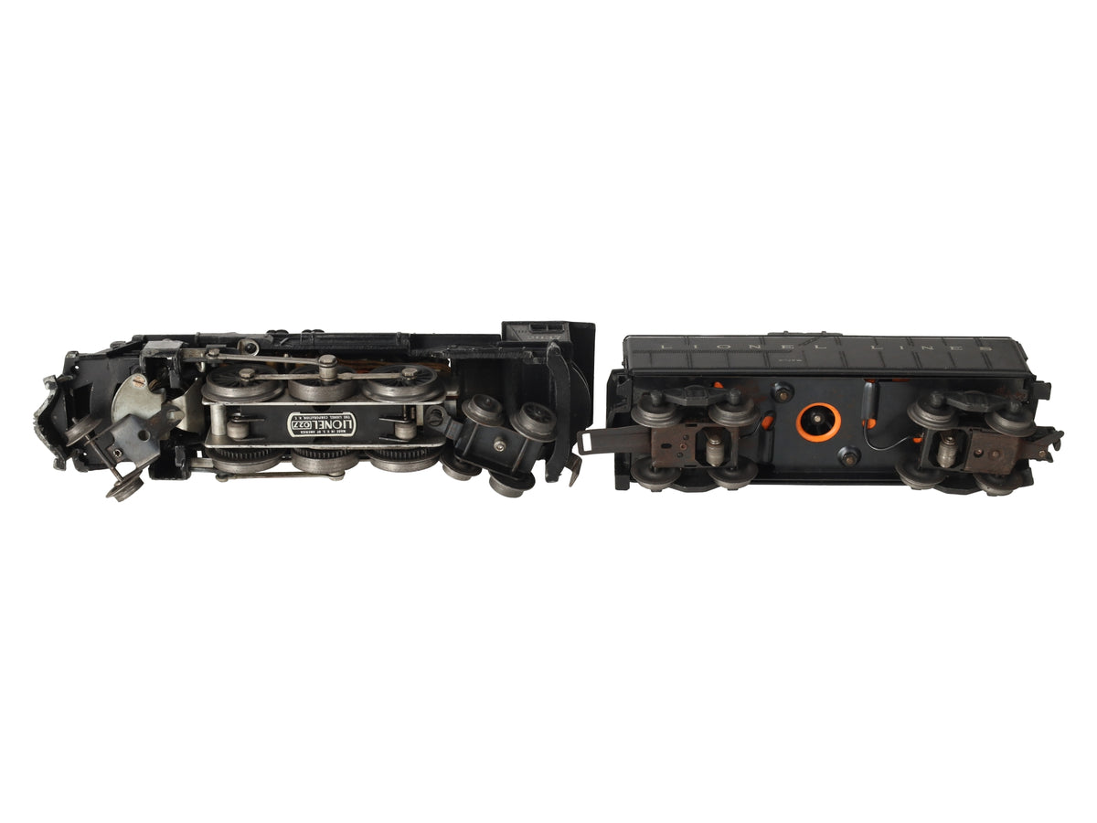 Lionel 2037 Vintage O Gauge 2-6-4 Diecast Steam Locomotive and 6026W Tender VG