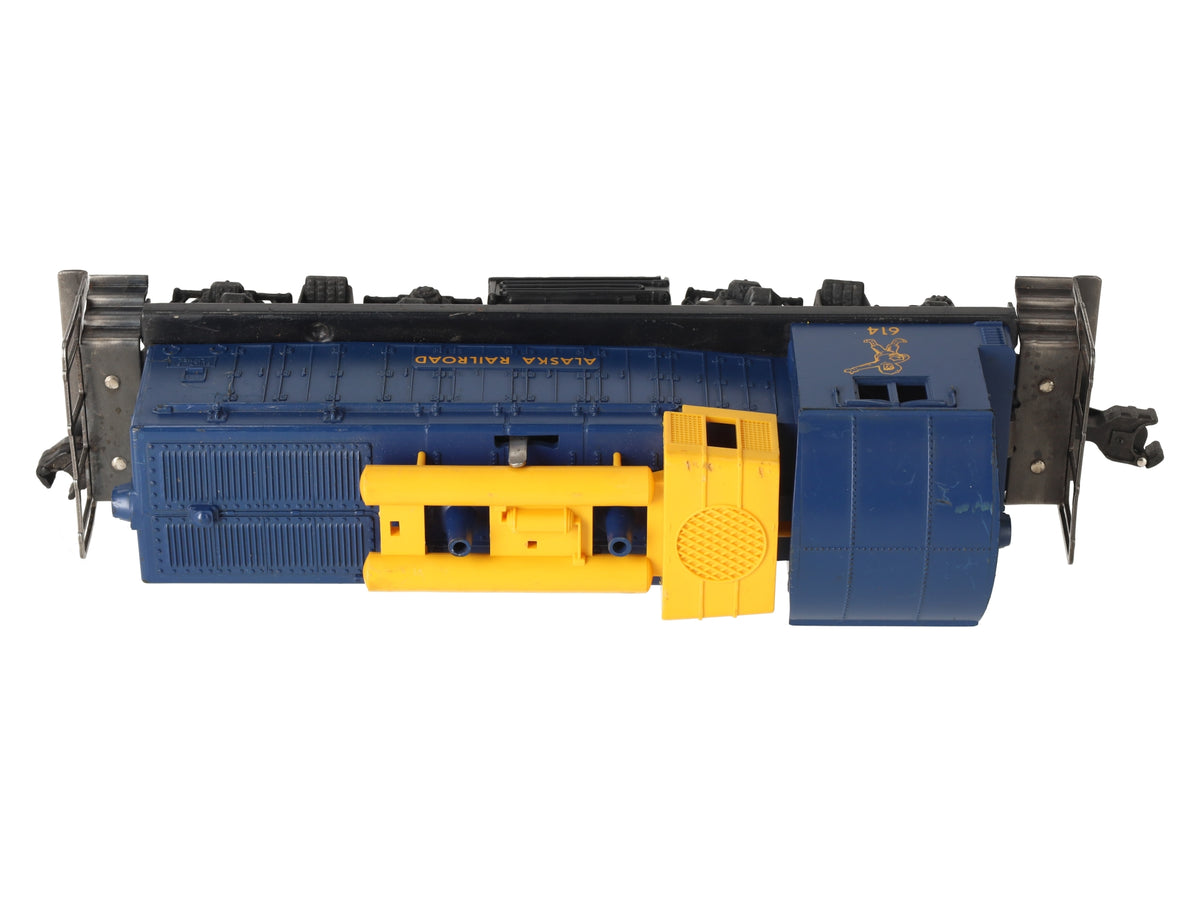 Lionel 614 Vintage O Alaska Railroad EMD NW-2 Diesel Switcher VG