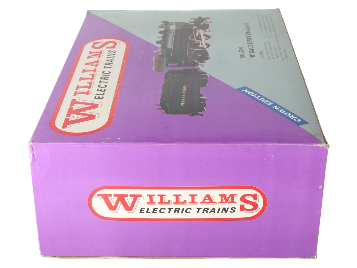 Williams 5300 O Gauge Brass Pennsylvania E6S 4-4-2 Steam & Tender #460 - 3 Rail EX/Box