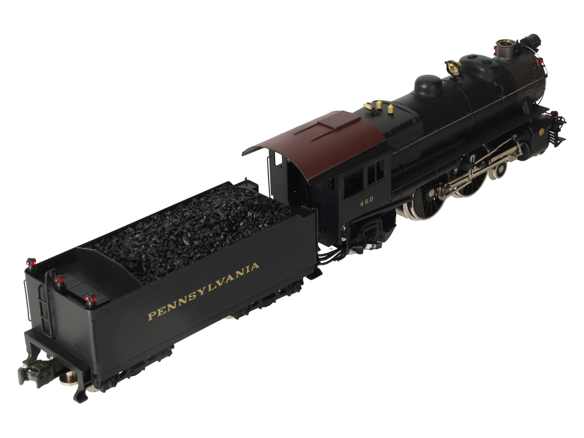 Williams 5300 O Gauge Brass Pennsylvania E6S 4-4-2 Steam & Tender #460 - 3 Rail EX/Box