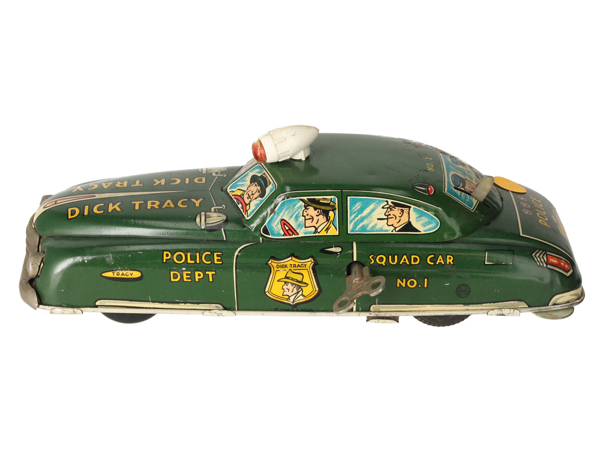 Marx LM-52 Vintage Dick Tracy Wind-Up Squad Car No.1 VG