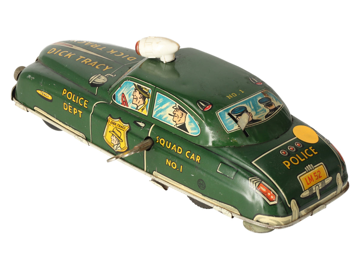 Marx LM-52 Vintage Dick Tracy Wind-Up Squad Car No.1 VG