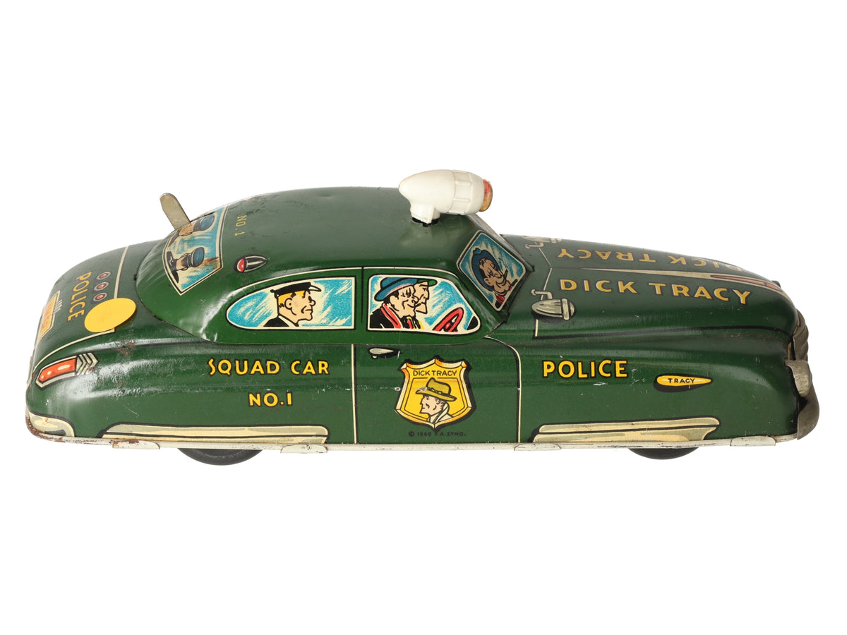 Marx LM-52 Vintage Dick Tracy Wind-Up Squad Car No.1 VG